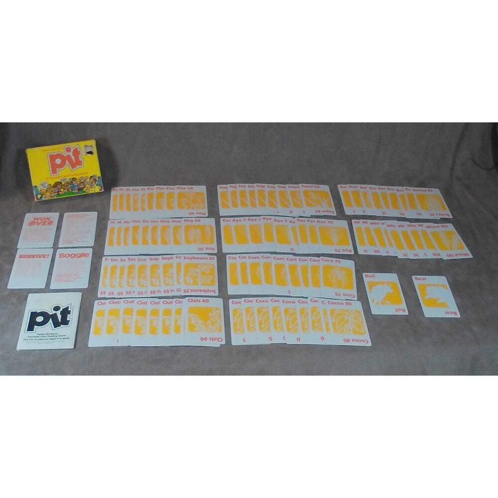1983 Pit Frenzied Card Trading Game Complete Vintage Parker Bros #712 - Picture 4 of 7